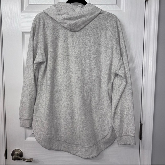 Kansas City Chiefs Felt Cream Colored Hoodie, Size Medium - Picture 5 of 5